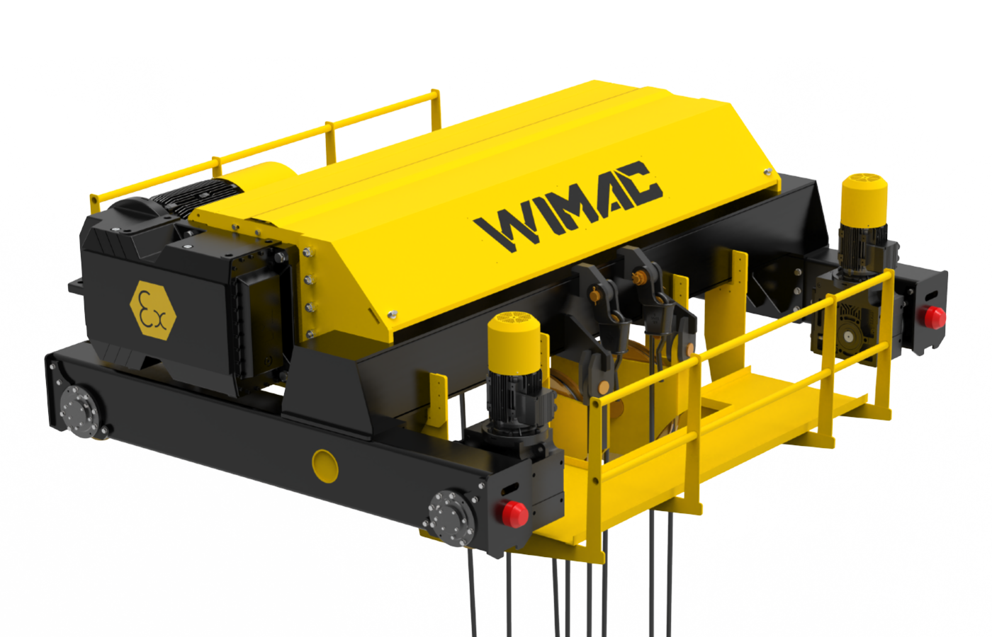 Wimac Ex-Proof Chariot de Pont à Double Poutre — 50t